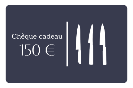 Chèque cadeau Couteau Tojiro 150€